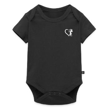Soccer Player Soccer Heart Soccer Player Heart - Baby Premium short-sleeve bodysuit - black - Front