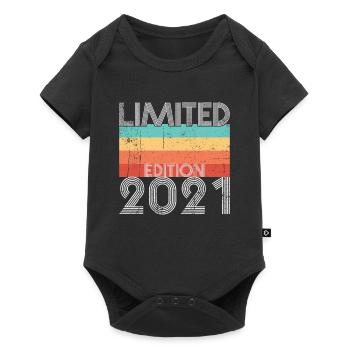 Édition Limitée Rétro 2021 - Body à manches courtes Premium Bébé - noir - Devant
