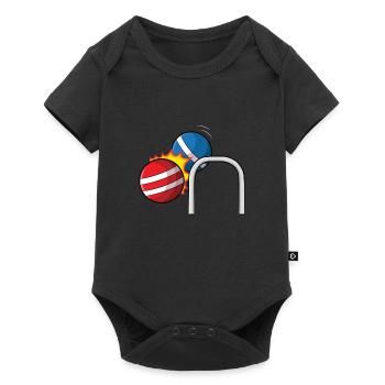Croquet - Baby Premium short-sleeve bodysuit - black - Front