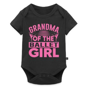 Danseuse de ballet Grand-mère Ballet - Body à manches courtes Premium Bébé - noir - Devant