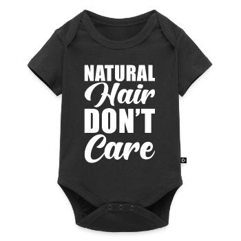 Cheveux naturels - Body à manches courtes Premium Bébé - noir - Devant