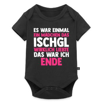 Apres Ski Party Skiurlaub Skifahrer Ischgl - Baby Premium Kurzarmbody - Schwarz - Vorne