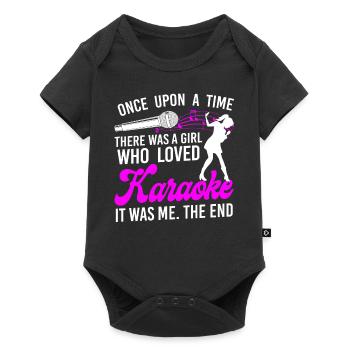 Karaoke Singer Once Upon A Time - Baby Premium short-sleeve bodysuit - black - Front