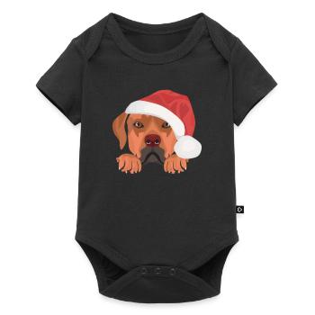 Rhodesian Ridgeback Merry Christmas - Baby Premium short-sleeve bodysuit - black - Front