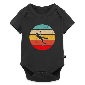 Escalade Rétro - Body à manches courtes Premium Bébé - noir - Devant