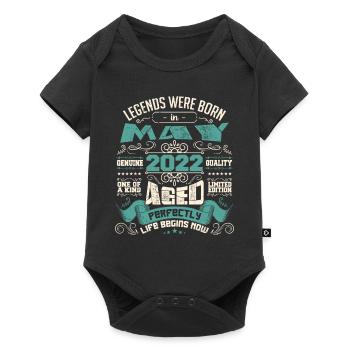 Legends were born in May 2022 | Limited Edition - Body à manches courtes Premium Bébé - noir - Devant