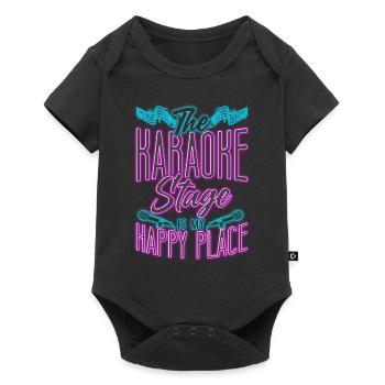 Karaoke Singer The Karaoke Stage - Baby Premium short-sleeve bodysuit - black - Front