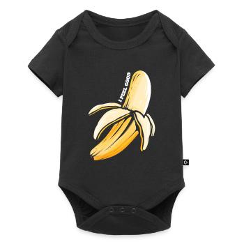 I Feel Good - I Peel Good Banana - Vegetarian And - Baby Premium short-sleeve bodysuit - black - Front