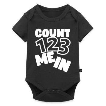 Count Me In 123 - Baby Premium short-sleeve bodysuit - black - Front