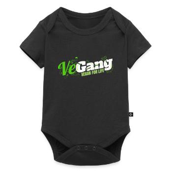Membre De The VeGang - Végétariens - Go Vegan - Body à manches courtes Premium Bébé - noir - Devant