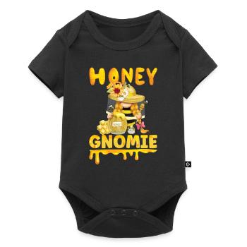 Apiculteur Gnomes Gnome Amant Drôle Gnome Abeille à miel - Body à manches courtes Premium Bébé - noir - Devant