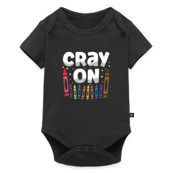 Crayon Lover Color Artist Coloring Art Teacher - Body à manches courtes Premium Bébé - noir - Devant