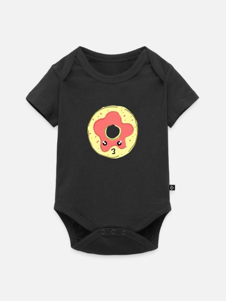 Kawaii Candy - Baby Premium Kurzarmbody - Schwarz