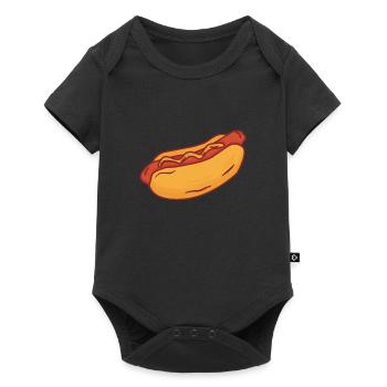 Hot-dog - Body à manches courtes Premium Bébé - noir - Devant