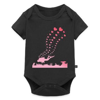 Diver Diving Gift, Holiday Egypt Gift - Baby Premium short-sleeve bodysuit - black - Front
