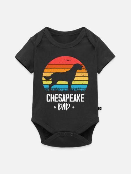 Chesapeake Bay Retriever - Baby Premium Kurzarmbody - Schwarz