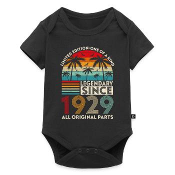 Legendär seit 1929 alle Originalteile - Baby Premium Kurzarmbody - Schwarz - Vorne