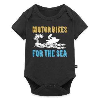 Motos pour la mer - Jet Ski - Body à manches courtes Premium Bébé - noir - Devant