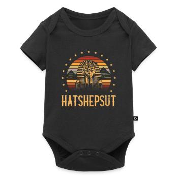 Hatshepsut Egyptian mythology Egyptian - Baby Premium short-sleeve bodysuit - black - Front
