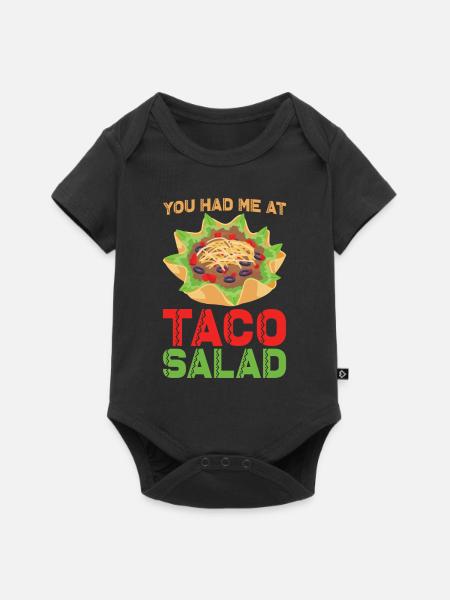 Taco Salad - Baby Premium Kurzarmbody - Schwarz