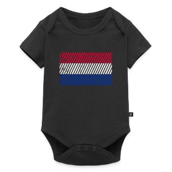 Netherlands flag - Baby Premium short-sleeve bodysuit - black - Front