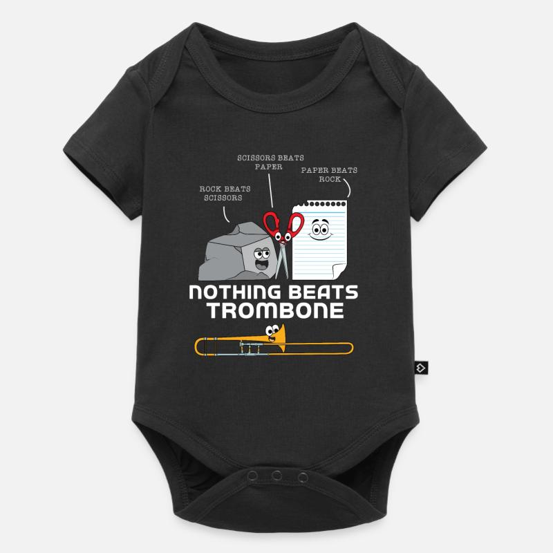 Trombone - Body à manches courtes Premium Bébé - noir