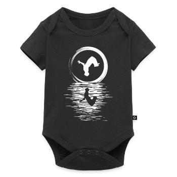 Parkour, Freerunning, Street Workout, Acrobatic - Baby Premium Kurzarmbody - Schwarz - Vorne