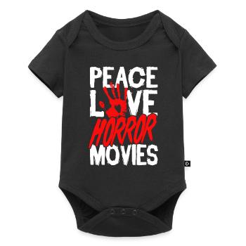 film d’horreur film d’horreur film d’horreur cadeau - Body à manches courtes Premium Bébé - noir - Devant