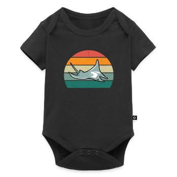 Stingrays Devil rays Flies Gliding Rays - Baby Premium short-sleeve bodysuit - black - Front