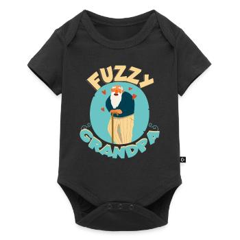 Fuzzy Grandpa - Baby Premium short-sleeve bodysuit - black - Front