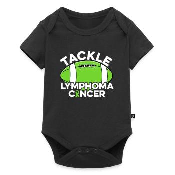 Tackle Liver Cancer Green Ribbon Liver Cancer - Baby Premium short-sleeve bodysuit - black - Front