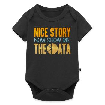 Datenanalyst, Dateningenieur - Baby Premium Kurzarmbody - Schwarz - Vorne
