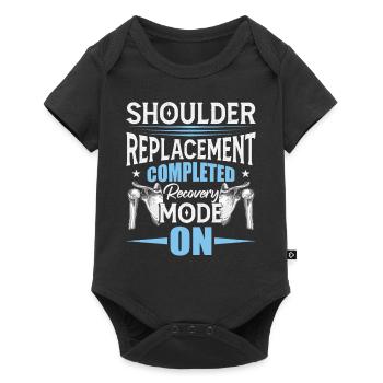 Humour de récupération de l’épaule - Body à manches courtes Premium Bébé - noir - Devant
