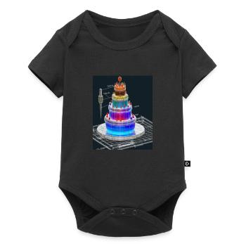 Cake Blueprint Chef pâtissier Cake Baking - Body à manches courtes Premium Bébé - noir - Devant