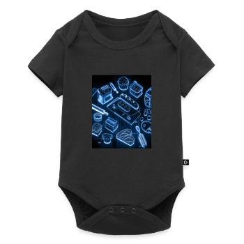 Accessoires de cuisson Tartes Blueprint Chef Pâtissier Gâteau - Body à manches courtes Premium Bébé - noir - Devant