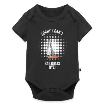 Voilier désolé je ne peux pas voilier bye - Body à manches courtes Premium Bébé - noir - Devant