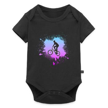 Le BMX - Body à manches courtes Premium Bébé - noir - Devant