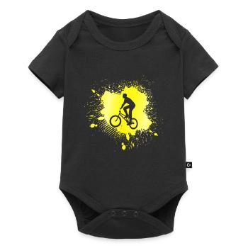 Le BMX - Body à manches courtes Premium Bébé - noir - Devant