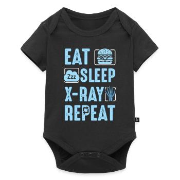 Manger Sommeil X-Ray Répéter Roue Tech Radiologie - Body à manches courtes Premium Bébé - noir - Devant