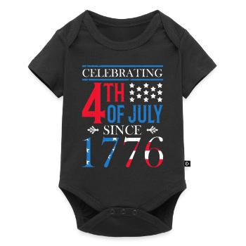 Celebrations for July 4th since 1776 Party for - Baby Premium short-sleeve bodysuit - black - Front