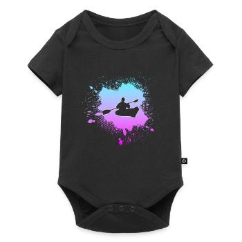 Kanusport - Baby Premium Kurzarmbody - Schwarz - Vorne