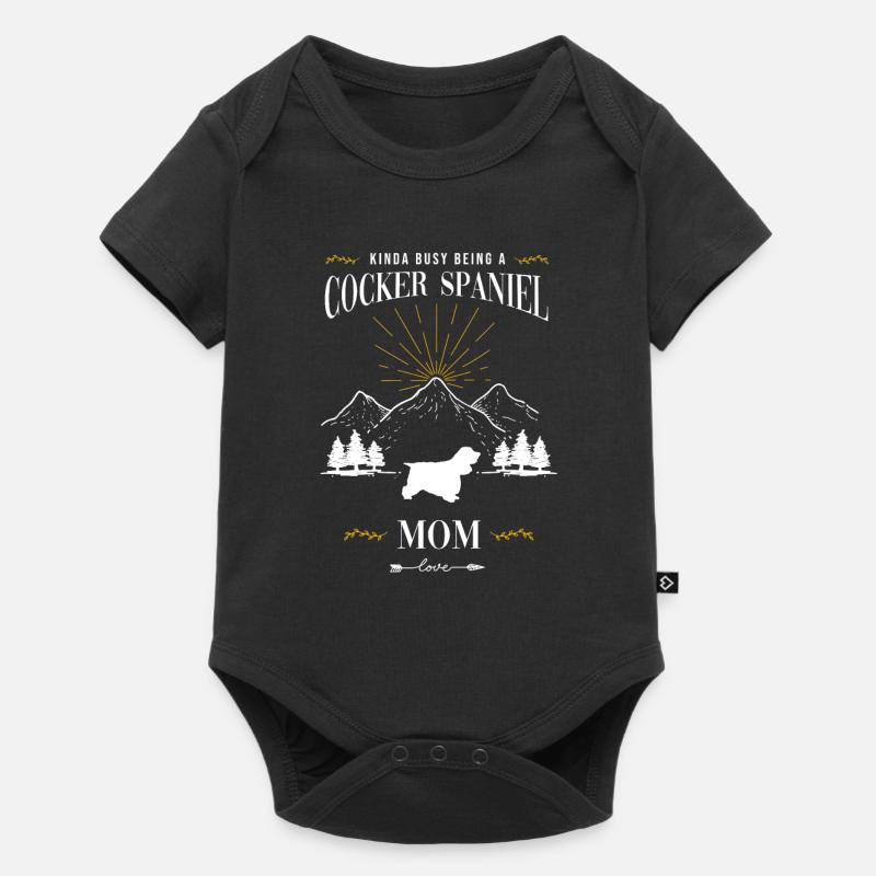 Cocker Spaniel - Baby Premium Kurzarmbody - Schwarz
