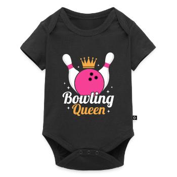 Bowling Queen Team Player StrikeBowler - Body à manches courtes Premium Bébé - noir - Devant