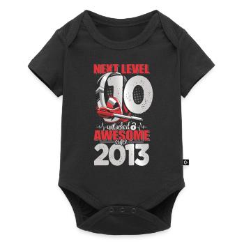 Level Unlocked 10 Years Old 2013 Headset Gaming - Baby Premium short-sleeve bodysuit - black - Front