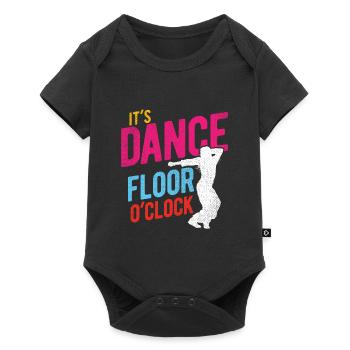 Breakdancing Tanzen für Tänzer - Baby Premium Kurzarmbody - Schwarz - Vorne