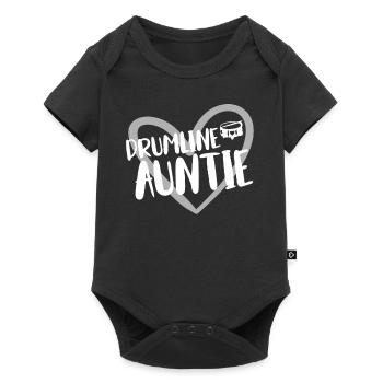 Drumline Drum Gift - Baby Premium short-sleeve bodysuit - black - Front