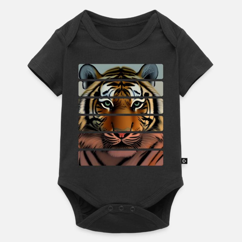 Tiger - Baby Premium Kurzarmbody - Schwarz