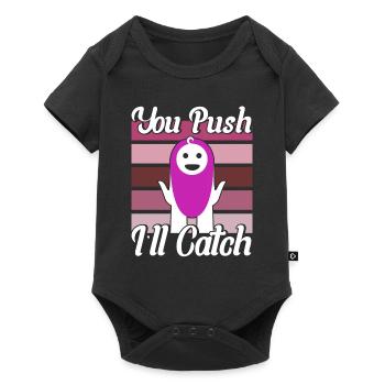 LD Work Obstetrician Obstetrician Gift - Body à manches courtes Premium Bébé - noir - Devant