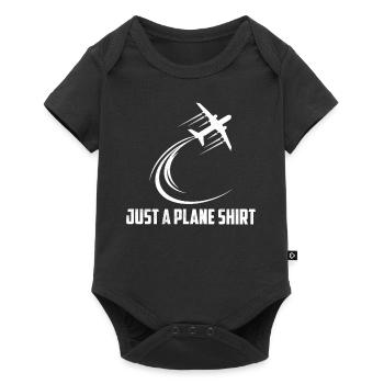 Juste une chemise d’avion Aviation Pilot Airline - Body à manches courtes Premium Bébé - noir - Devant