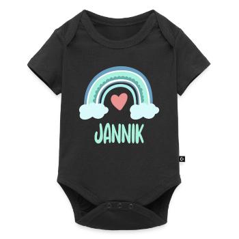 Jannik Nom Rainbow Baby - Body à manches courtes Premium Bébé - noir - Devant